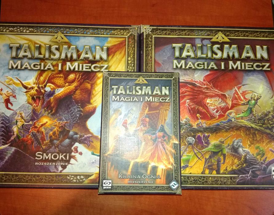 Talisman Magia i Miecz + Smoki + Kraina Ognia - Gra planszowa