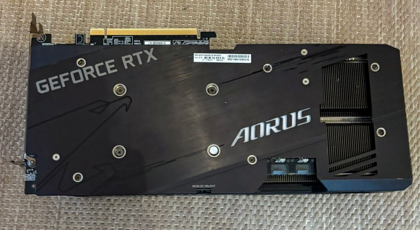 Gigabyte AORUS GeForce RTX 3070 MASTER 8GB GDDR6