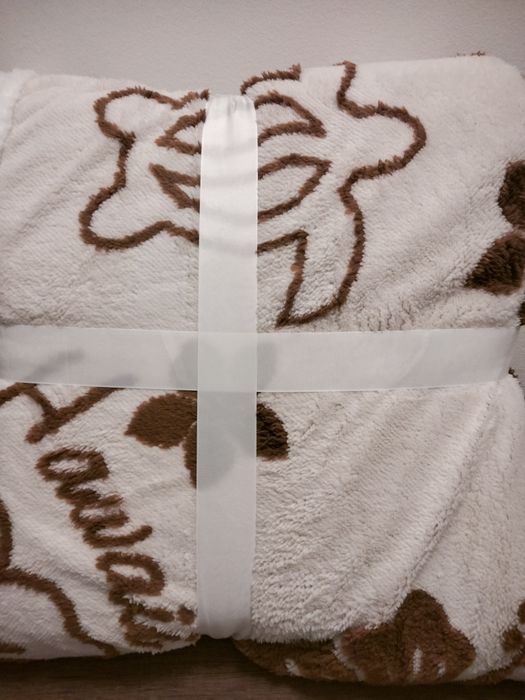 Manta cobertor com pêlo de borrego para cama de casal,NOVA