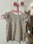 Koszulka t-shirt dziewczęcy H&M w panterkę rozmiar 98/104