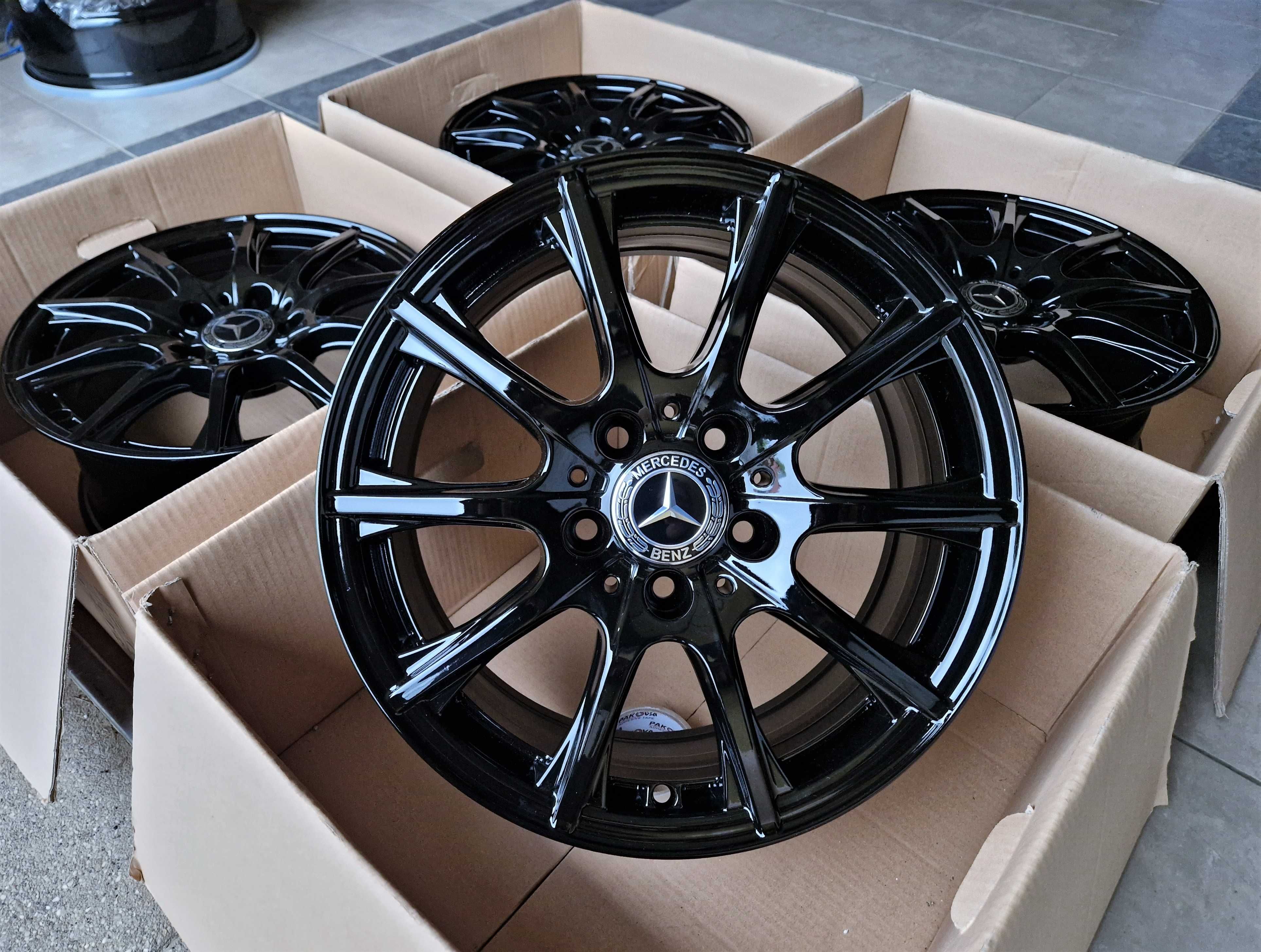 Alufelgi 16 5x112 Czarne Mercedes A B C CLA V Vito Viano i inne ! 307#