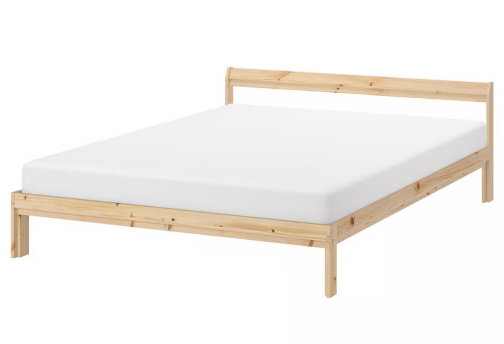 Cama de casal ikea Neiden com colchao 140/200