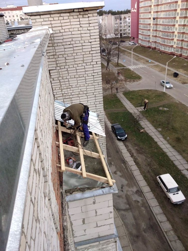 Покрівельні роботи , фарбування, перекриття балконів,ремонт та даху