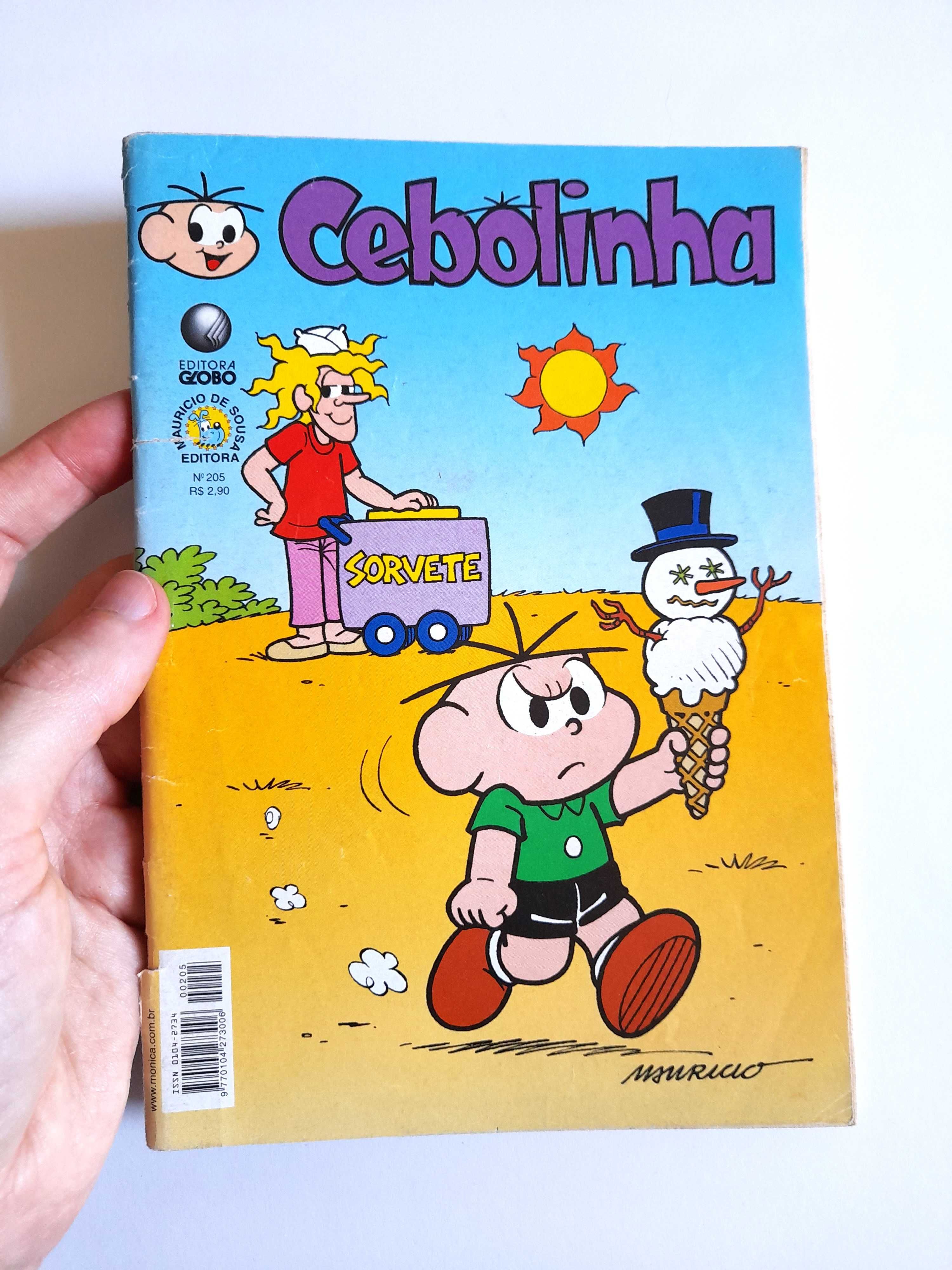 Livro BD Cebolinha Número 205 Turma da Mônica