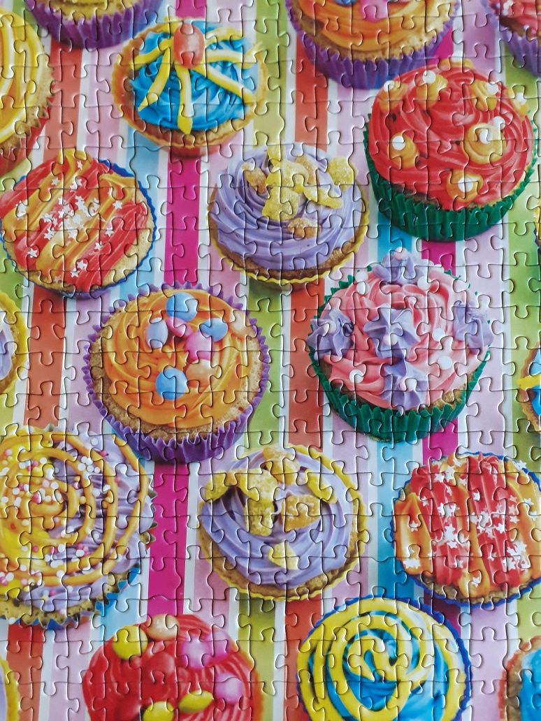 Puzzle 500 Colorful Cupcakes