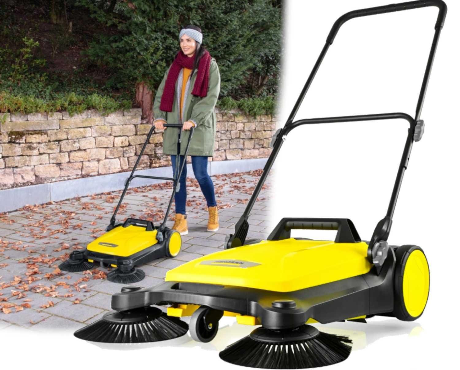ZAMIATARKA DO KOSTI Ogrodowa do piachu i liści XL