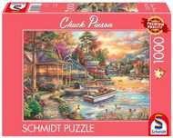 Puzzle Schmidt 1000 "Domek na wakacje" Chuck Pinson. Kompletne