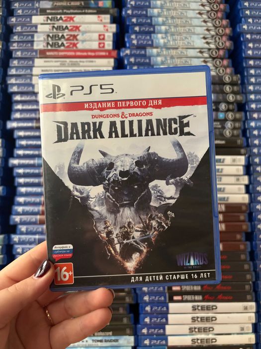 Гра Dark Alliance  на ps5, диск з грою на пс 5, ліцензія