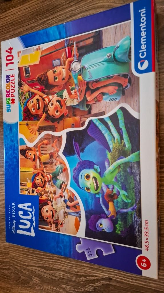 Puzzle Luca i Alberto bajki Disney'a Clementoni 6+ 104