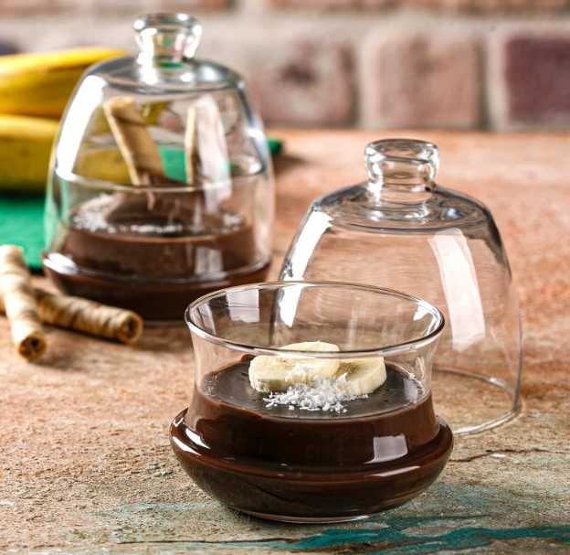 Deserowe miseczki szklane  ( 2 sztuki)  NR.836