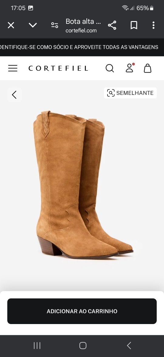Botas tipo cowboy