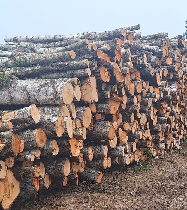 Drewno opałowe w wałkach,  łupane