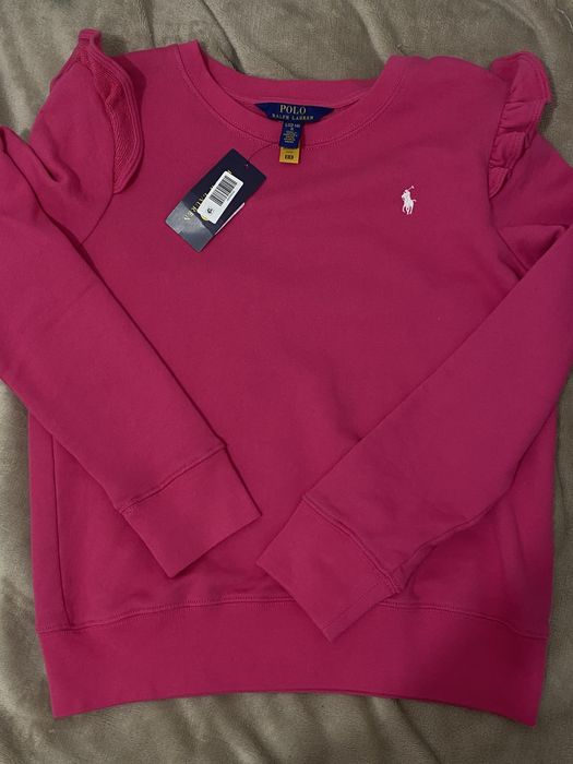 Рожевиф світшот Ralph Lauren Дитячий розмір 12-14 р ідеально на XS-S