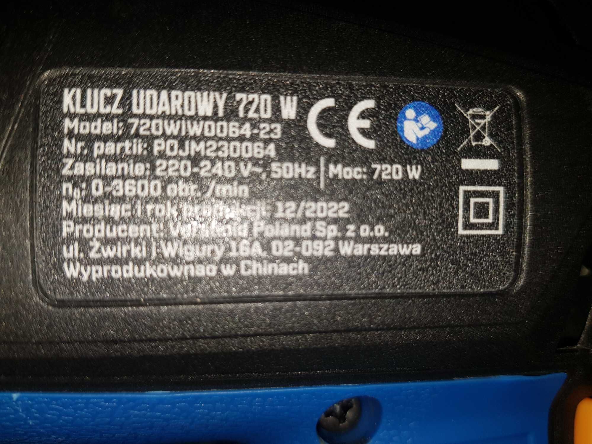 Klucz udarowy elektryczny Niteo tools