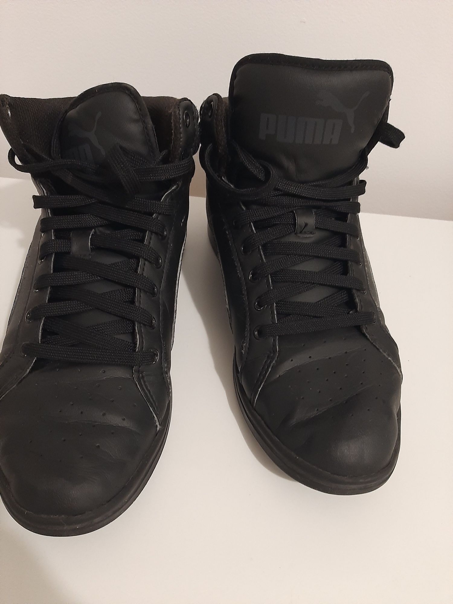 Buty Puma damskie  czarne wysokie 38
