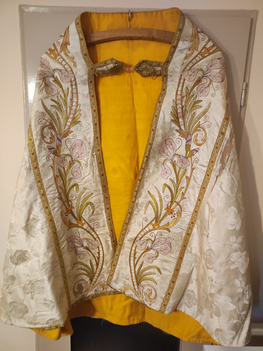 Stara kapa ornat dla księdza płaszcz liturgiczny