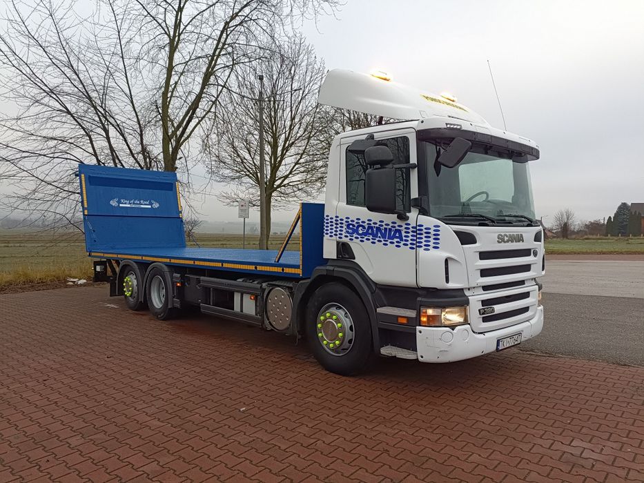 Scania p 320 pomoc drogowa laweta 3 osie 2009rok