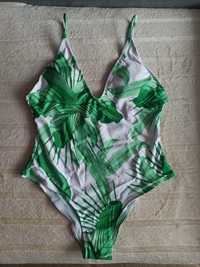 Nowy jednoczęściowy strój kąpielowy M bikini w liście kostium M