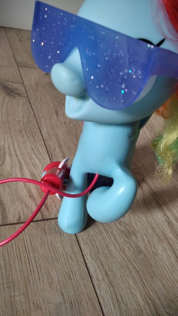 dwa interaktywne grające świecące pony kucyki my little pony mlp