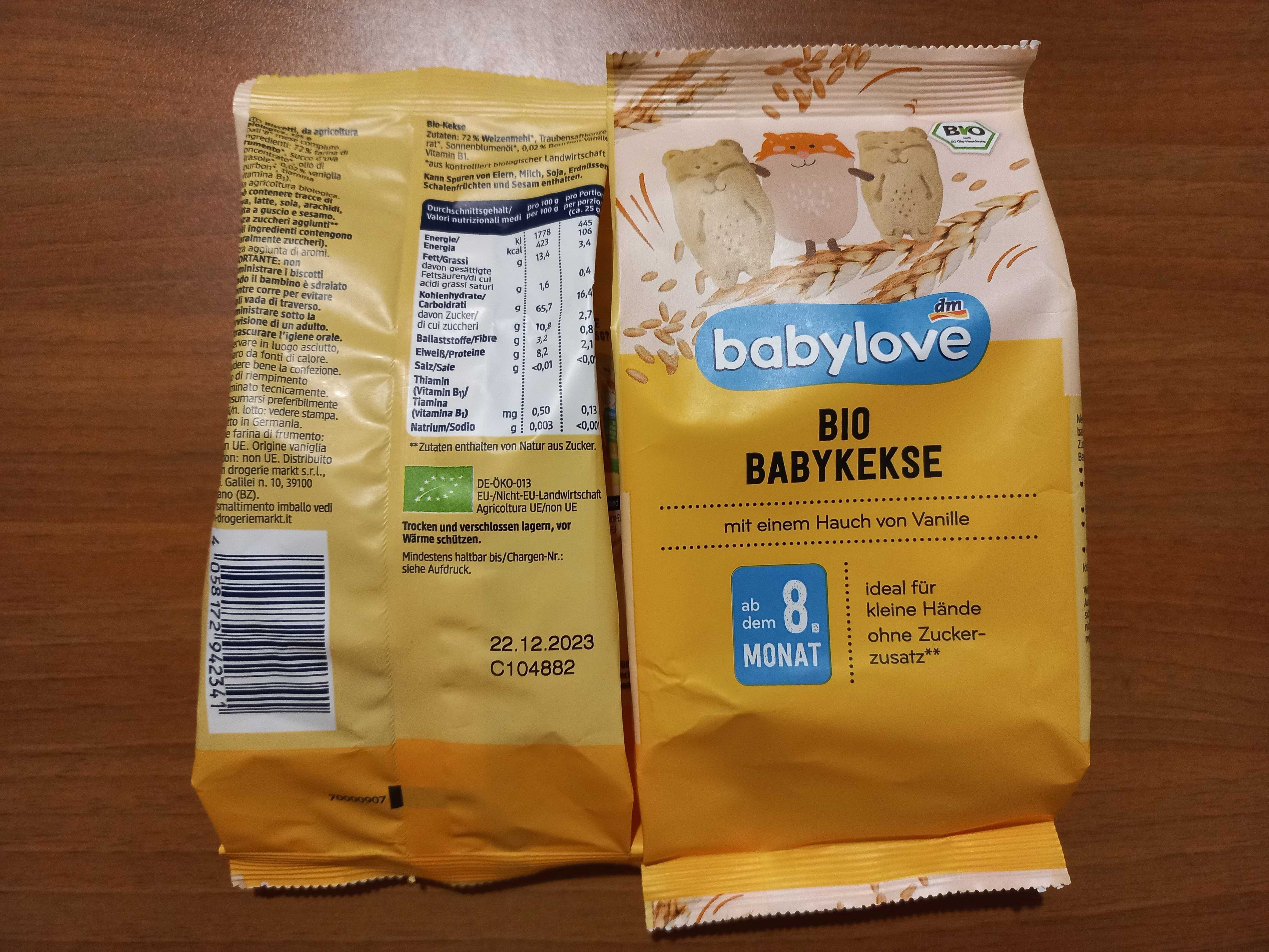 Дитячі коржики, печиво, та кукурудзяні палички ТМ Babylove.