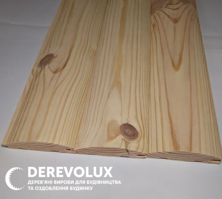 Вагонка, дошка для підлоги, фальш-брус, блок-хаус, рейка дерев'яна