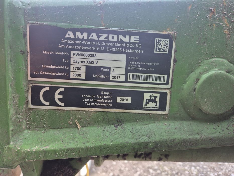 Pług Amazone Cayros 4 skibowy