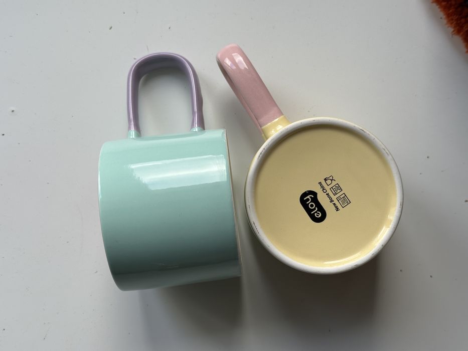 kolorowe kubki kubek