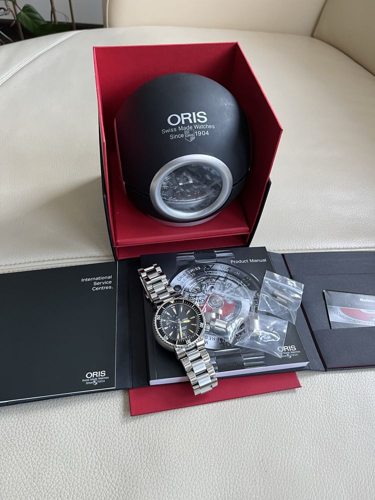 Oris divers  small seconds 1000 m