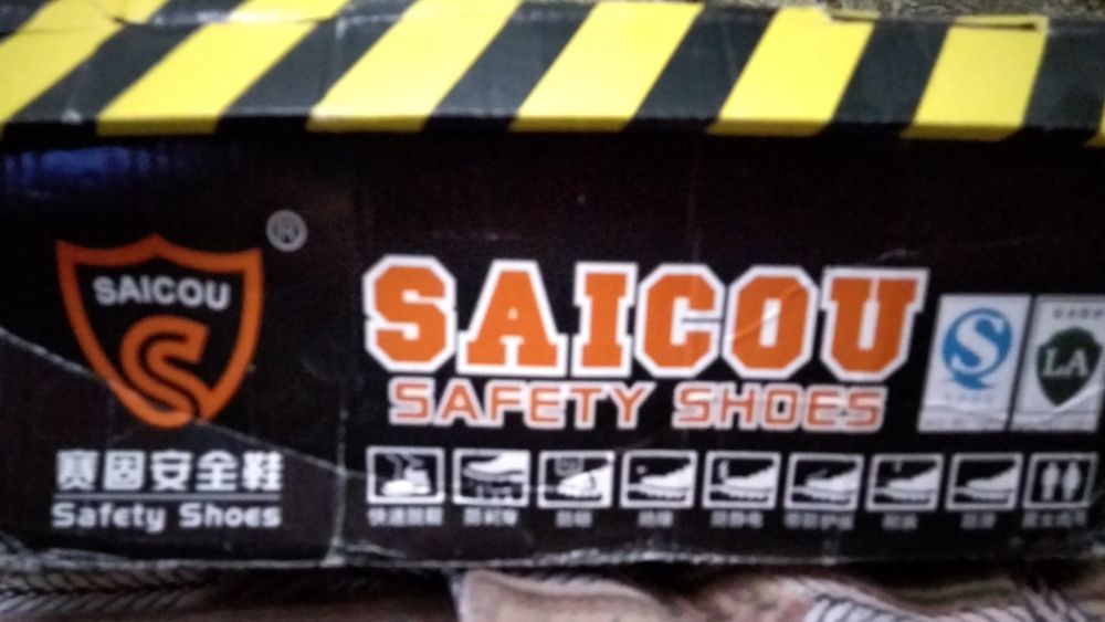 Брендовые фабричные Мужские защитные кросовки Saicou