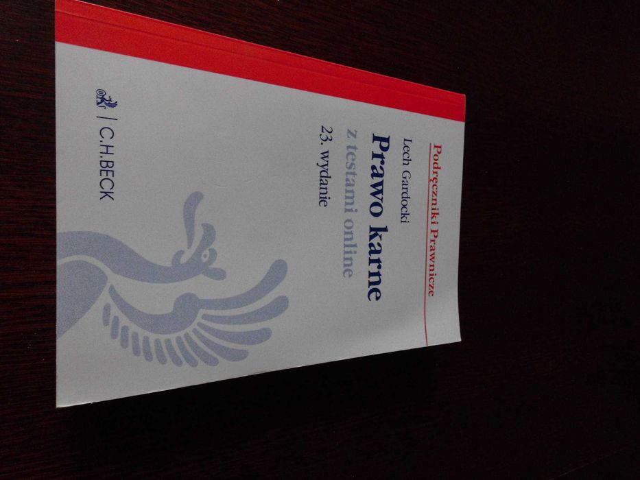 podręcznik Prawo Karne Gardocki z testami wyd 23