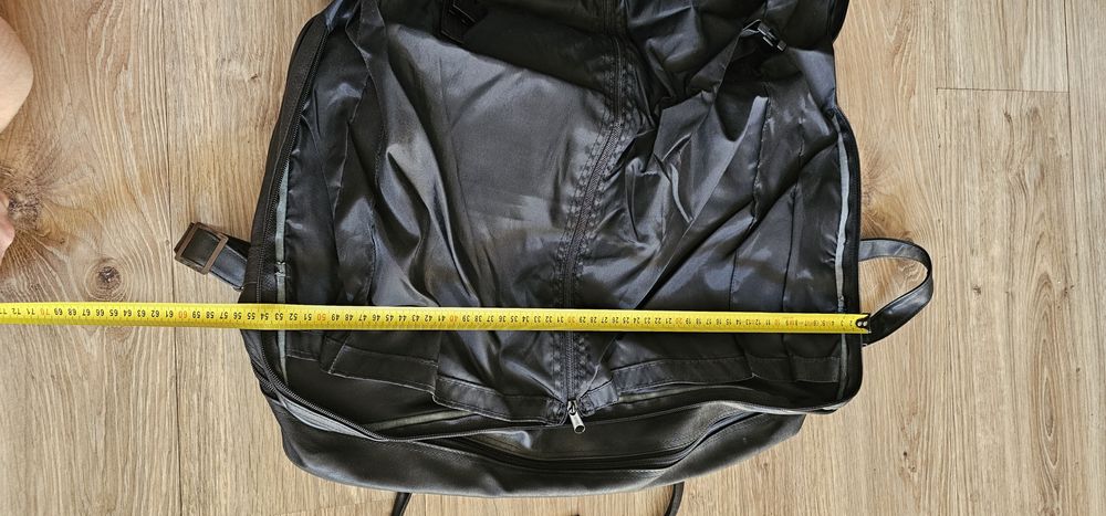 Męska torba podróżna na ramię pakowna na koszulę