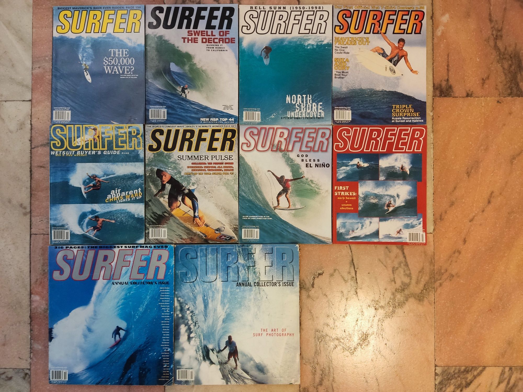 Coleção revista Surfer