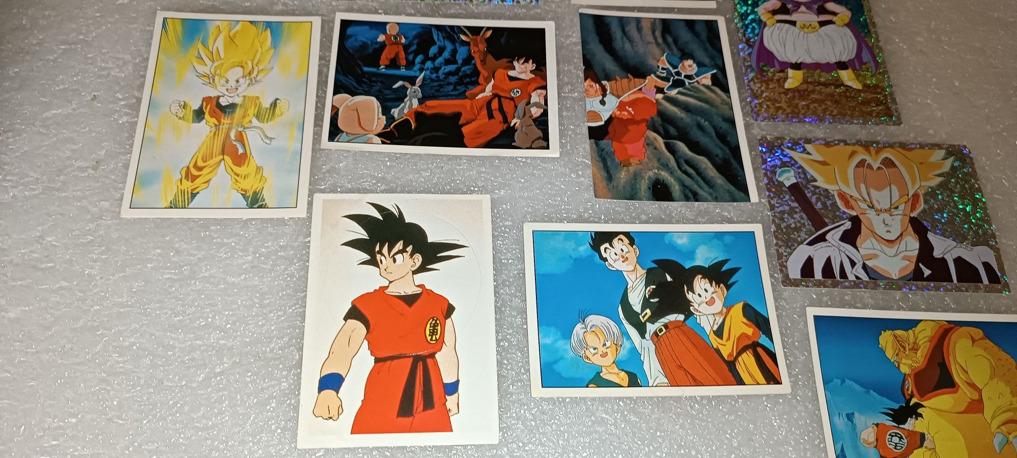 raros e antigos cromos dragon ball Z