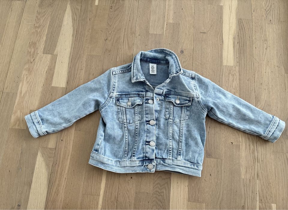 Kurtka hm H&M 104 katana jeansowa