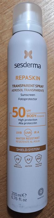 sesderma REPASKIN transparent spray 50+SPF