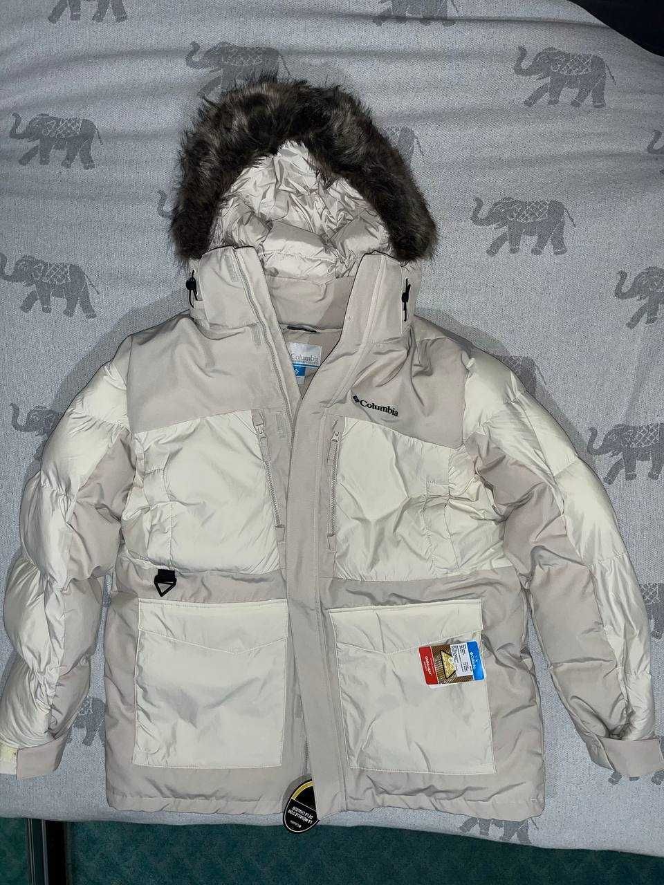 Зимова куртка COLUMBIA Marquam Peak Fusion Parka біла XL-XXL