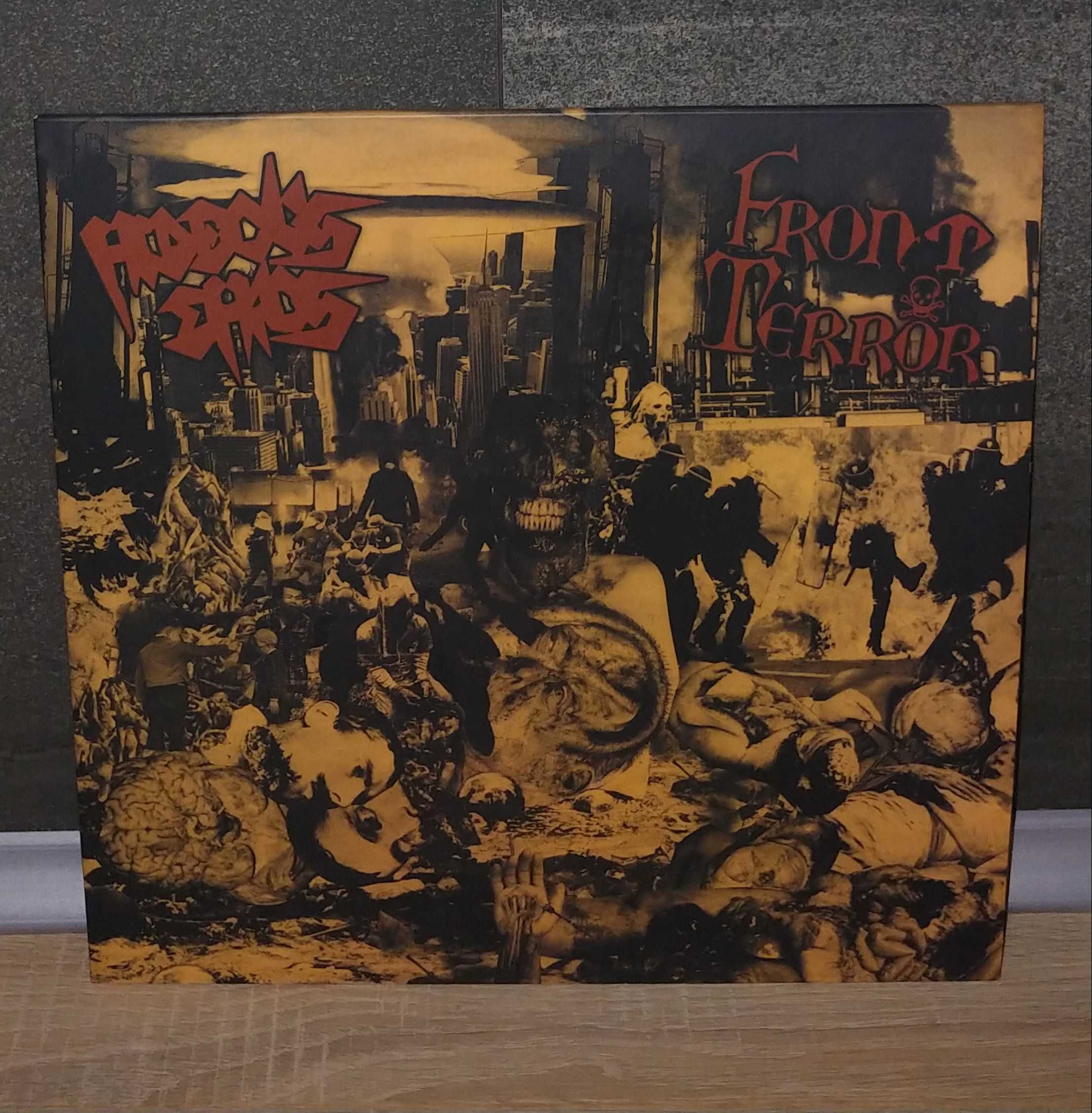 Hideos Chaos / Front Terror - split LP ( COLOUR WINYL) Płyta winylowa.