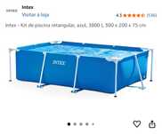 Piscina intex desmontável retangular