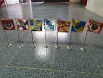 Galhardetes e porta estandartes