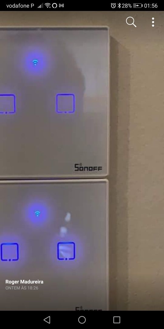 Interruptores Sonoff, alexa sistema de inteligência residencial