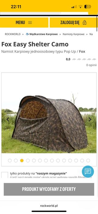 Namiot Fox Camo Shelter