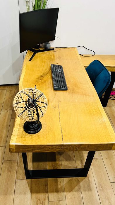 Biurko dębowe robione na zamówienie 2 sztuki Odbiór tylko do 26.11.25