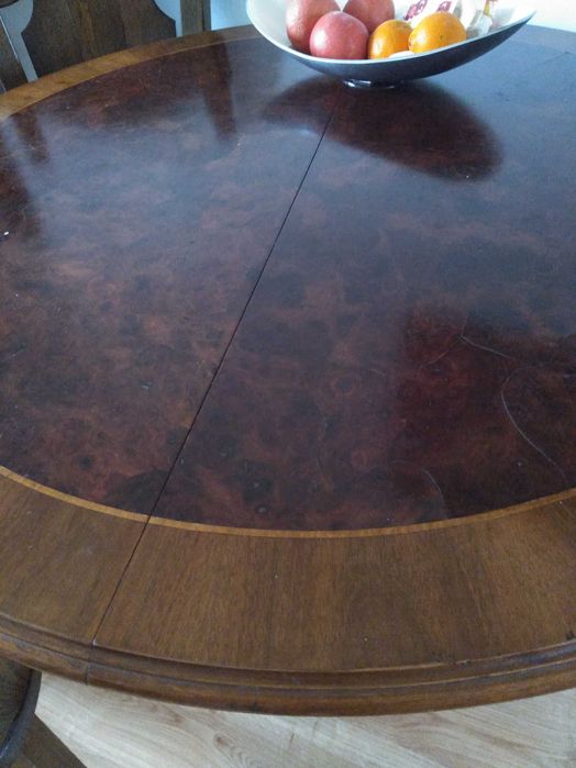 Przepiękny duży rozkładany stół barokowy