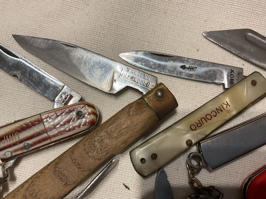 Lote 10 canivetes antigos