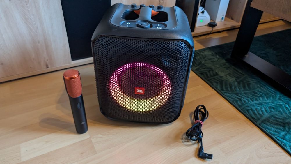 JBL PartyBox Encore, mikrofon, jak nowy, Gwarancja!
