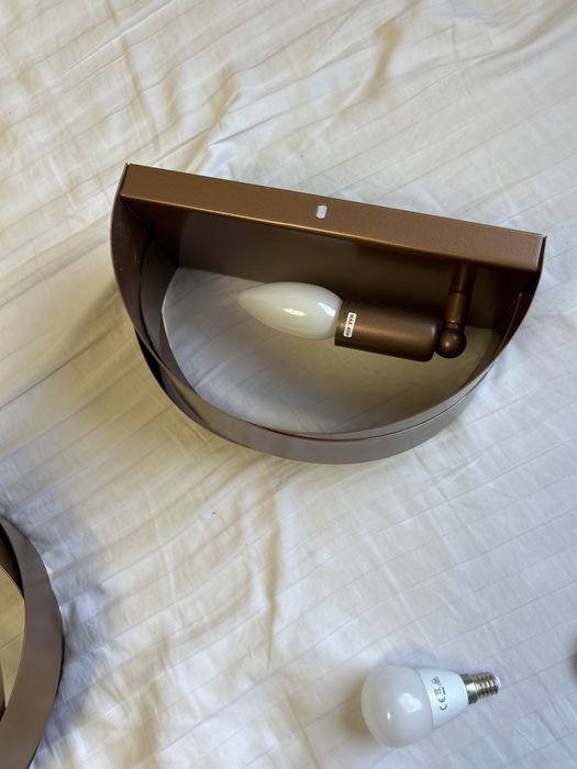 Zestaw komplet lampa kinkiet żyrandol