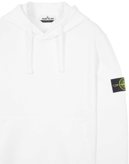 Худі STONE ISLAND 64120 Classic Hooded Sweatshirt White SI0139-WT