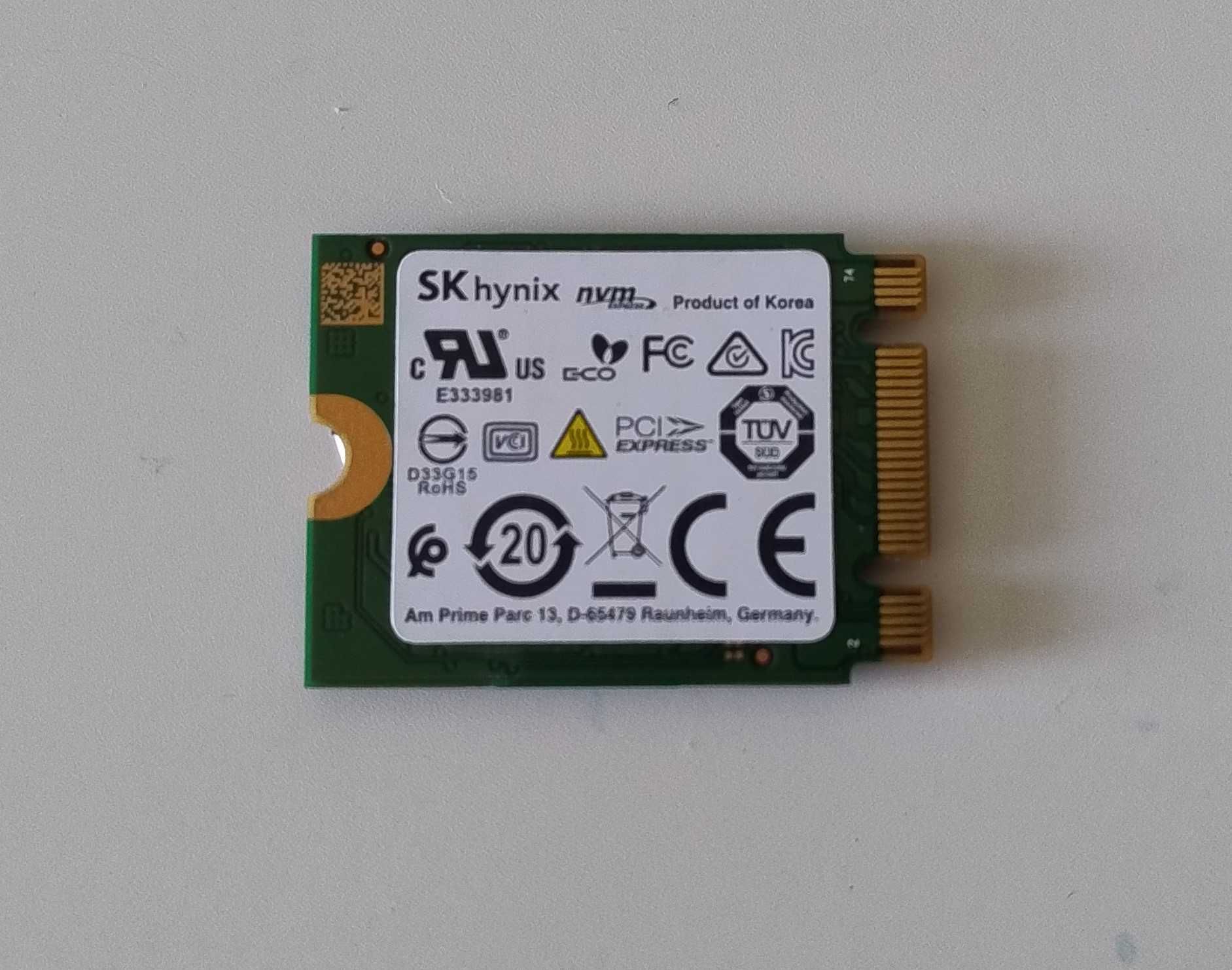 SSD SK hynix BC501A 128GB M.2 2230 NVMe FV23%