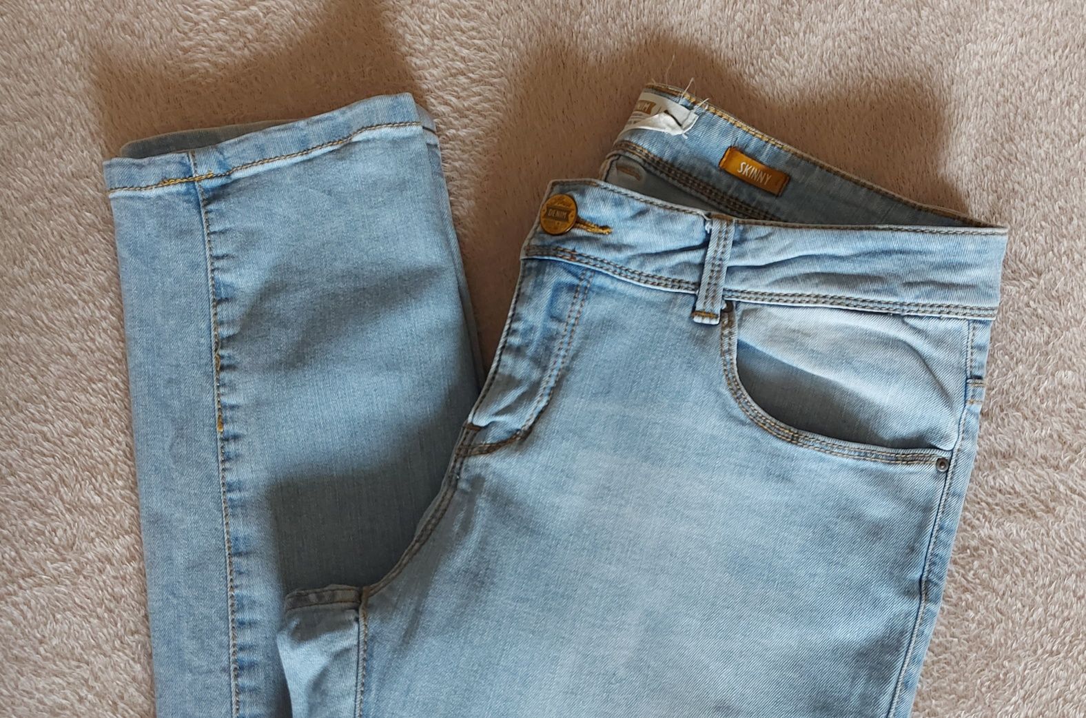 Jeansy błękitne, House Denim, Skinny, 42, 2