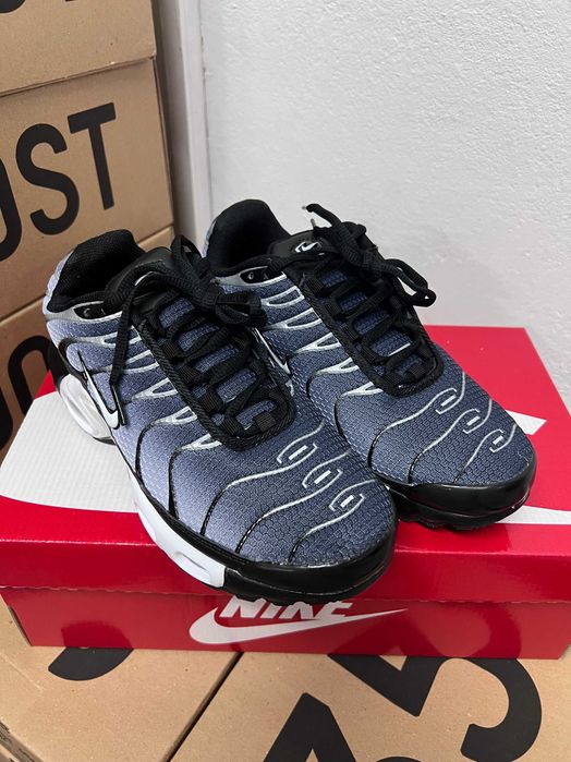 Осенние Кроссовки Nike TN Plus Black grey / Найк ТН 38 39 40 41 42
